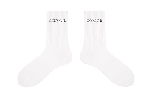 God’s Girl White Socks