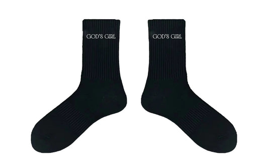 God’s Girl Black Socks